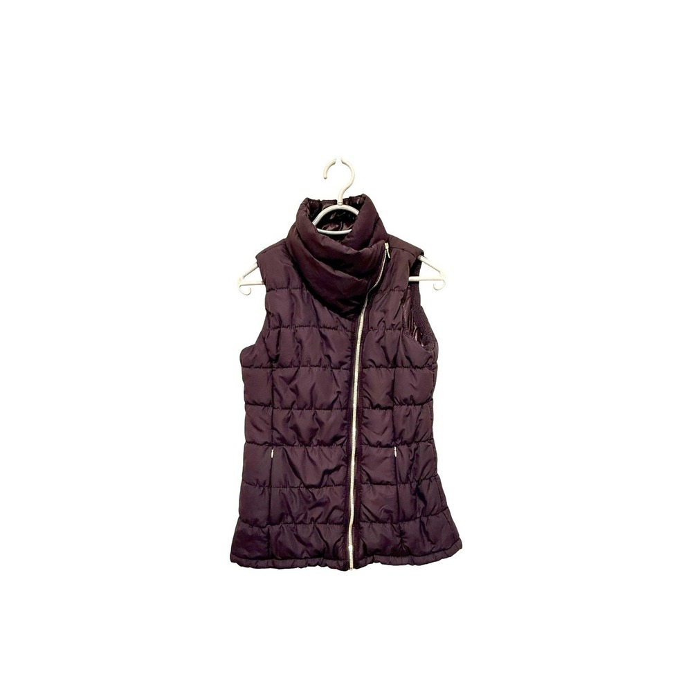Workshop Puffer Vest Small Maroon Asymmetric Fall Winter Gorpcore Outdoors